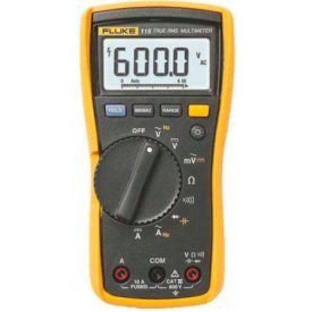 Fluke Fluke 115 True RMS Digital Multimeter, CAT III 600 V safety rated 2538790